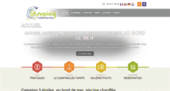 Desktop Screenshot of campinglabaiedesveys.com